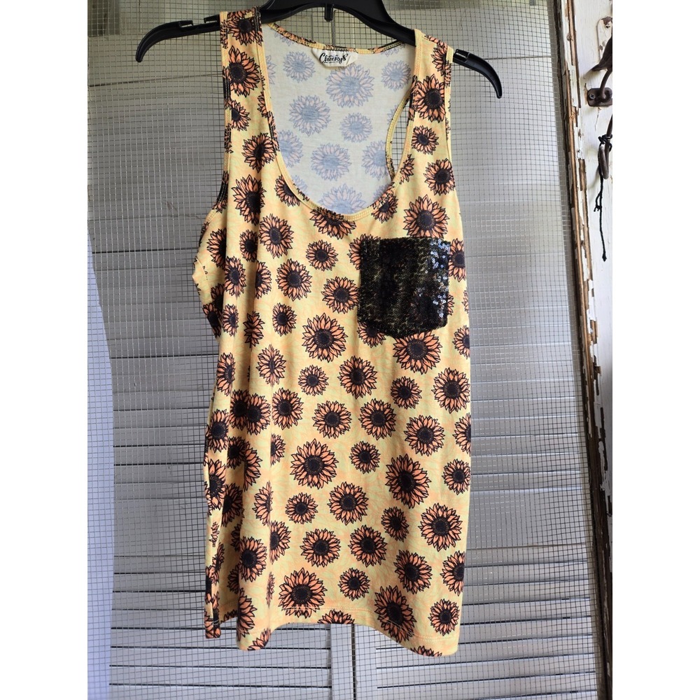 Cheeky, Sunflower, t shirt s/m designed in USA made china